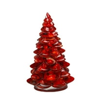 DefiDgd Christmas Trees Miniature Micro Tabletop Landscape Decor,Mini Creative Xmas Trees Ornament for Home Garden Decor Village Table Centerpiece Accessories Display Tabletop Decorative(A)