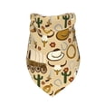 thumbnail image 3 of Bingfone Wild West Cowboy-Washable Dog Scarf Triangle Adjustable Puppy Bandana Bib Handkerchief For Medium Large Dog Cat, 3 of 9
