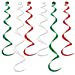 thumbnail image 3 of Beistle Tourbillonnant, 4 à 24 Pouces/2 à 36 Pouces, Rouge/blanc/vert, 3 of 3