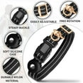 thumbnail image 4 of Reflective AirTag Dog Collar, Padded Air Tag Dog Collar, Heavy Duty Dog Collar with AirTag Holder Case, Heavy-Duty Apple Air tag Dog Collars Suitable for Small, Medium and Large Dogs (15"-27" Green), 4 of 7
