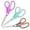 Colorful, variant on Crenova 8" Office Scissors Heavy Duty, 3-Pack, Sharp Blunt Tip, Colorful/Black