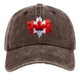 thumbnail image 4 of AJGRHE Unisex Style Baseball Cap With Patriotic Print Adjustable Hat For Outdoor Activities Coffee One Size, 4 of 4