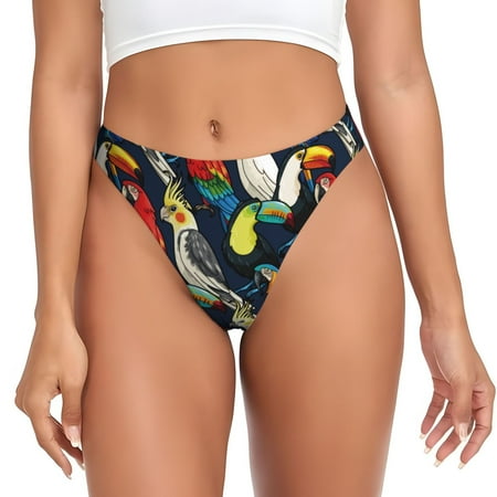 Sigee Parrot for Women s G-String Panty  Low Rise  Soft Lace Perfect for Everyday Wear or Special Occasions-4X-Large