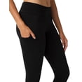 thumbnail image 4 of No nonsense Women's Cotton Legging with Tech Pocket, Black, Small, 4 of 4