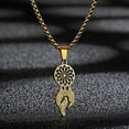 thumbnail image 1 of Dream Catcher Pendant Charm Stainless Steel Romance Women Necklace Party Accessories, 1 of 5