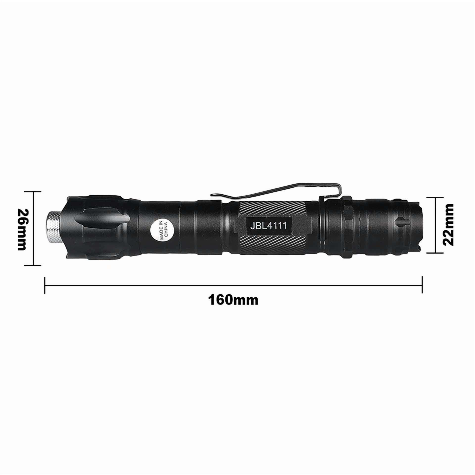 CRESTIN- 2Pcs 5000Miles 532Nm Green Laser Pointer Pen Visible Beam Light Lazer