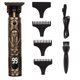 thumbnail image 1 of Minnieouse Cortadora de pelo recargable, recortadora de peluquería de mano, afeitadora de cejas, barberos, kit de máquina de aseo, suministros Juegos de afeitado Oro, 1 of 6