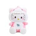 thumbnail image 3 of 60cm Sanrio Shark Hello Kitty Cat Plush Toys Cartoon KT Cat Plushie Doll Soft Stuffed Anime Pillow Birthday Gifts for Kids Girls, 3 of 5