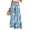Dark Blue, variant on Women’s Summer Loose Wide Leg Floral Print Pants Elastic Waist Drawstring Trousers with Pockets for Casual Daily Wear Black L