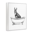 thumbnail image 3 of Stupell Industries Farmhouse Antique Tub with Donkey White Framed Giclee Art, 11 x 14, by Victoria Borges, 3 of 7
