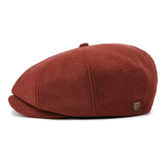 Brixton Brood Flat Cap Red