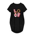 thumbnail image 4 of Qiopertar Robe d'Été Mode Femme Imprimé Mignon Manches Courtes Col Rond Grandes Économies de Vacances! Moins de 5$ jusqu'à 90 % de Réduction, 4 of 7