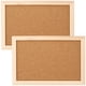 thumbnail image 1 of 2 tableros de corcho portátiles de madera para mensajes, tablones de anuncios colgantes para material escolar de oficina., 1 of 6