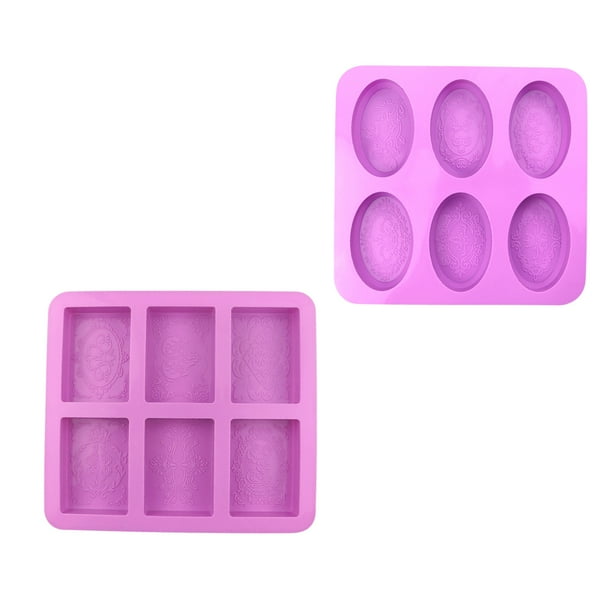 Moldes de silicona para jabón artesanal y pasteles de chocolate, cocina, comedor y bar