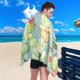 thumbnail image 4 of Coolnut Vintage Cactus Beach Towel Fast Drying Camping Towels Sand Free Beach Blanket Soft Absorbent Travel Sport Towel for Gym Bath Shower Swimming 31" x 71" Washcloth Gift, 4 of 7