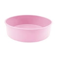 thumbnail image 2 of Baking Pans Roasting Pan Round Baking Circle Cake Pan Birthday Cakes Round Silicone Baking Mini Bakeware Pan Cake Pan Baking Single/ 8-Inch Pink Cake Mold, 2 of 7