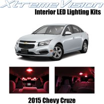 XtremeVision Interior LED for Chevy Cruze 2015 12 pcs Red Interior LED Kit   Installation Tool