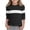 BlackA, variant on Agkizg Girls 3/4 Sleeve T-Shirt,Girls Summer Casual Blouse,Girls Quarter Sleeve Pullover Top Solid Color Casual Shirt for Summer Soft Everyday Layering Piece for Kids 3-12 Years