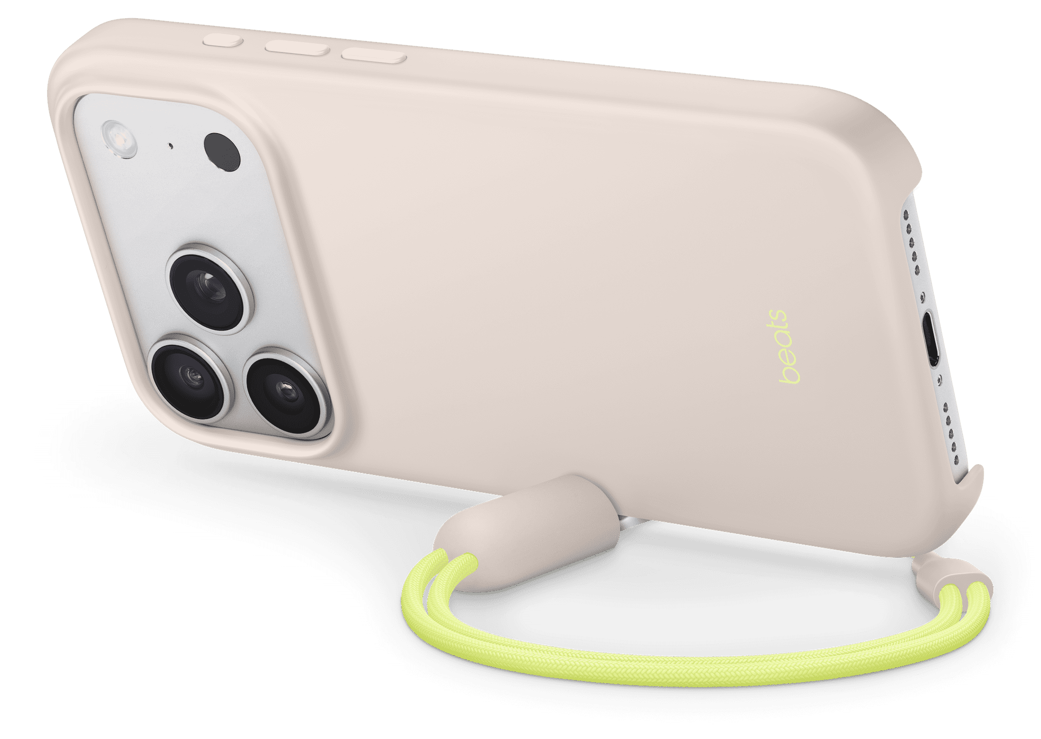 Beats iPhone 17 Pro Kickstand Case with MagSafe and Camera Control - Lime Stone