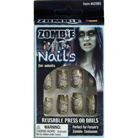 Zombie Fake Press On Nails Undead 65995 (Best Way To Get Fake Nails Off)
