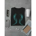 thumbnail image 3 of Bright Blue Smoke Art Tee Men's -Image by Shutterstock, 3 of 4