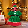 thumbnail image 2 of Tainini Christmas Wine Bottle Cover, Handmade Sweater Wine Bottle Covers with Hat for Xmas New Year Party Table Centerpieces Decoration, 2 of 7
