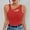Red, variant on Womens Tank Tops Fashion Solid Color Crew Neck T Shirts Leisure Slim Fit Sleeveless Standard Straps Summer Shirts