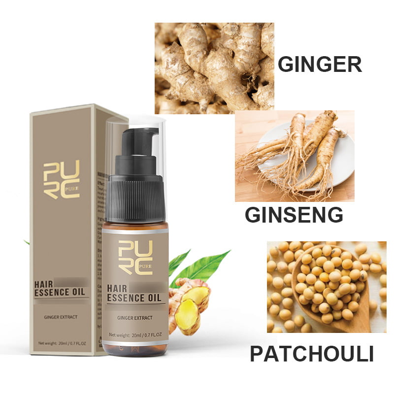 Scalp Care Ginger Hair Serum 20Ml Hair Care Treatment Hair Growth Spray  Ginger Extract Prevent Hair Loss for Men Women Fast Regrowth New -  