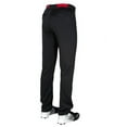 thumbnail image 4 of Rawlings Men's Semi-Relaxed Pants, 2X, Black, 4 of 4