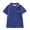 Navy, variant on OOOUM Boys Short Sleeve Polo Shirts With Pocket Solid Color Formal Tops Breathable And Comfortable Summer Tops Dark Gray 3-4 Years