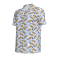 thumbnail image 4 of Wukai Cute Sloth Men’s Polo Shirts,Quick-Dry Athletic Shirt,Classic Fit Shirts-Large, 4 of 8