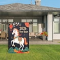thumbnail image 3 of Amhnf 2026 New Year Horse Garden Flag For Home Outdoor Garden Yard Decor 12x18 inch, 3 of 5