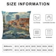thumbnail image 5 of TIAOTIAOHOU USA Colorado Throw Pillow Cover City in Pillow Cover Case Travel Lovers Gift Cityscape Pillows Nursery Decor Modern Linen Pillow Cover for Sofa, 5 of 5
