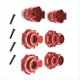 thumbnail image 2 of Kit de Copa de Eje Trasero de Actualización de Coche RC para 1/10 TRX4 HUANGBO 1/10 R1001 R1002 R1003 Piezas de Actualización de Coche RC Rojo, 2 of 7