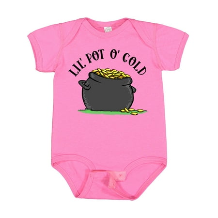 

Inktastic St. Patrick s Day Lil Pot of Gold Gift Baby Boy or Baby Girl Bodysuit