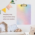 thumbnail image 4 of FORMRS Acrylic Clipboard with Low Profile Clip Standard A4 Letter Size, 12.5" x 9", Pink Wavy Striped, 4 of 8