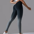 thumbnail image 5 of Women Tight Legging Yoga Pants Gradients Pant Trousers Running Pant High Waisted Pants Athletic, 5 of 6