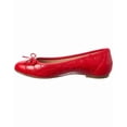 thumbnail image 2 of French Sole Cordelia Croc-Embossed Leather Flat, 11, Red, 2 of 5
