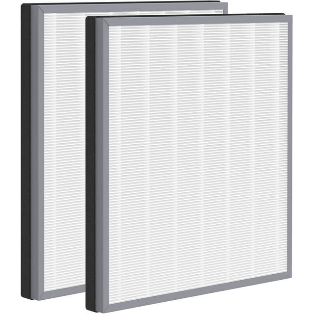 HE401 Air Filter Compatible with Shark Purifier 4 HE400 HE401 HE402 HE405 UA415 Filter Replacement, 3-IN-1 Filtration System, Part Number HE4FKPET, HE4FKBAS, HE4FKPRO, 100356-chn-1, 2 Pack