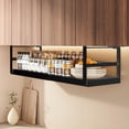 thumbnail image 4 of Voyzdx Organizador De Estante De Cocina Extensible Para Gabinete, Almacenamiento De Especias, Cajón Colgante Debajo Del Estante Para Oficina, Baño, Armario (Negro), 4 of 8