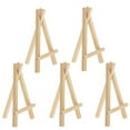 thumbnail image 2 of 5 Pieces Mini Wooden Easel Display Painting Stand Card Canvas Holders 2 Sizes - S, 2 of 6