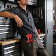 thumbnail image 4 of BotaniNest Heavy Duty Belt For Drill Quick Release ABS Hook With Elastic Straps Automatic Locking For Construction And Electrical Work, 4 of 7