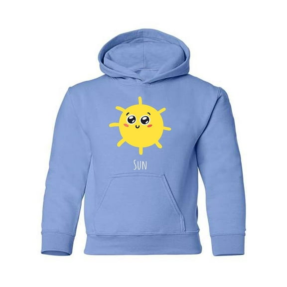 Cute Sun Hoodie Juniors -Image by Shutterstock, Large