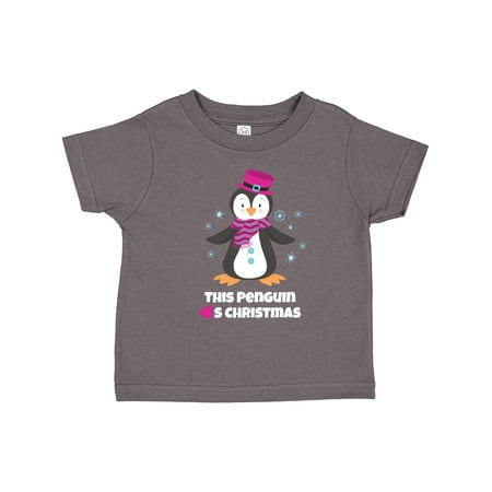 

Inktastic This Penguin Loves Christmas Gift Toddler Boy or Toddler Girl T-Shirt