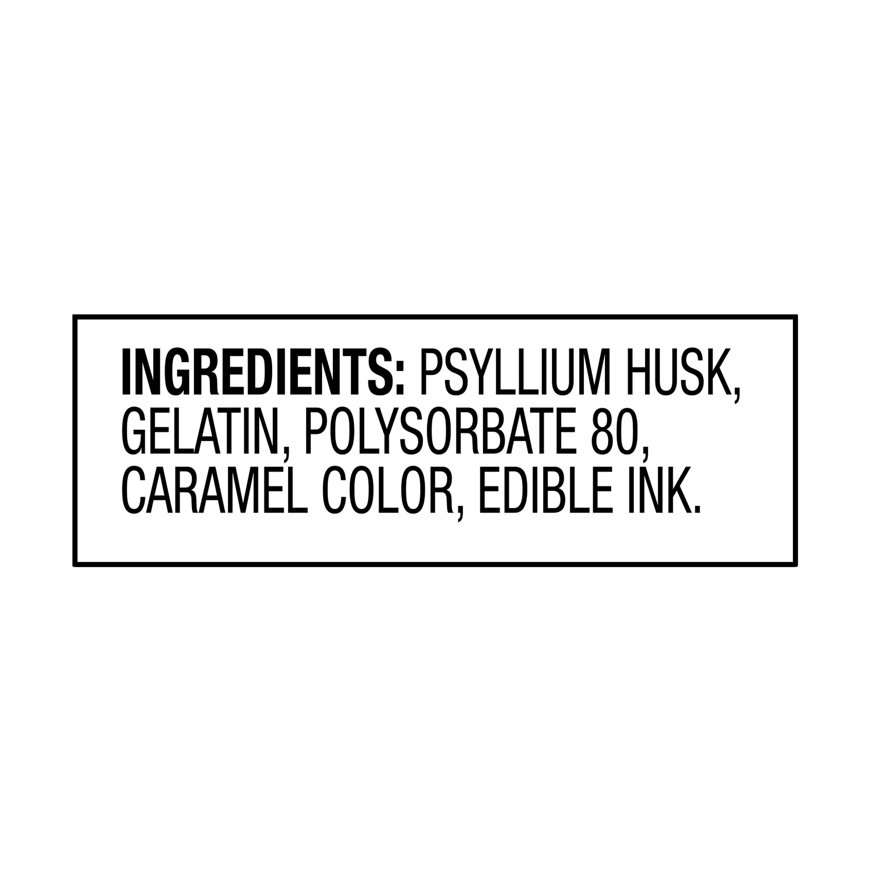 Equate Daily Fiber Capsules, 100% Psyllium Husk, 160 Count