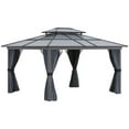 thumbnail image 2 of Outsunny 10' x 12' Hardtop Canopy Gazebo, Durability, 2 of 9