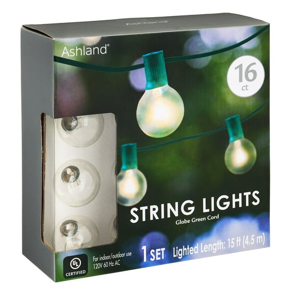 16ct. Round G40 Bulb String Lights by Ashland