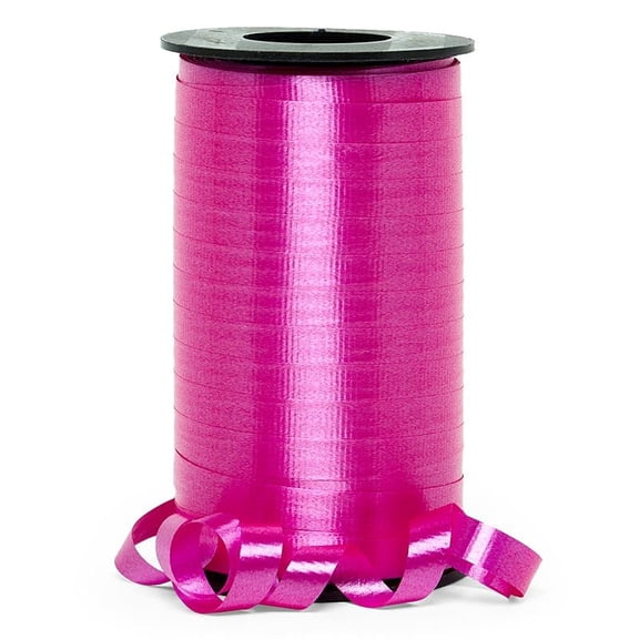 Cerise Crimped Curling Ribbon 3/8" X 250 Yards