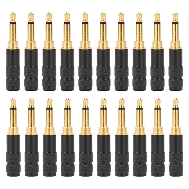 Headphone Splitter 3.5mm, Stable Performance Metallic Material Headphone Jack For Audio Cable Repair
