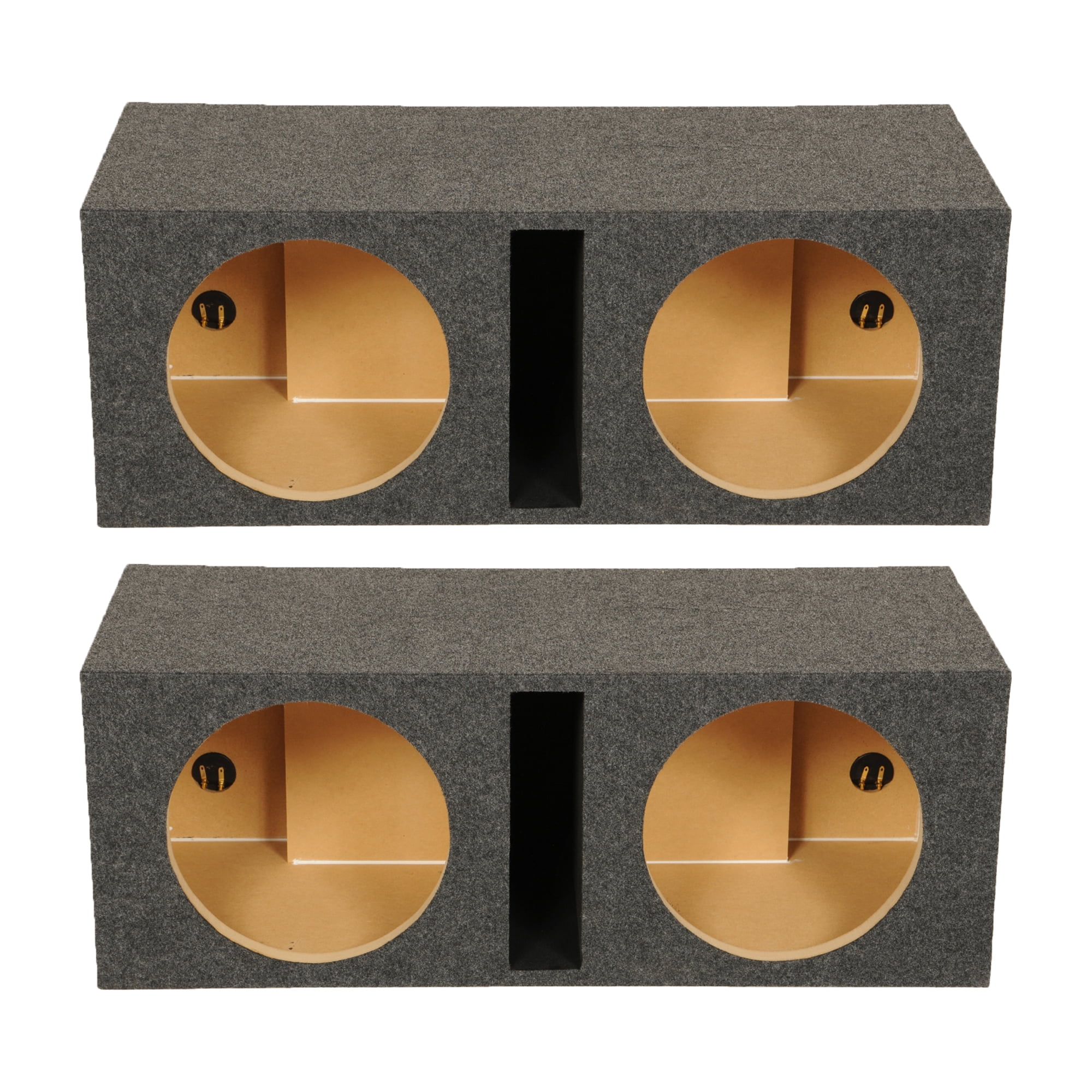 QPower QBASS Dual 12 Inch Car Audio Subwoofer Box Enclosure